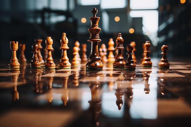 Chess a metaphor for a businessmans game plan strategy and tactical prowess