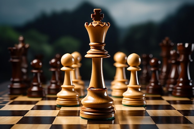 Checkmate A decisive business strategy ends the chess game with a kings  defeat Vertical Mobile Wallpaper AI Generated 31596780 Stock Photo at  Vecteezy