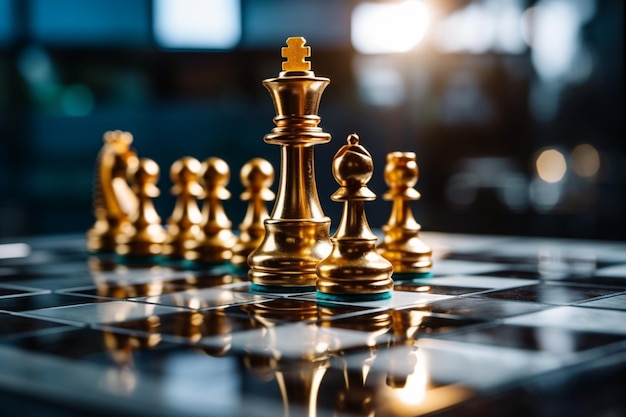 Selective focus Mans hand in chess play, metaphorically guiding strategic  business decisions Vertical Mobile Wallpaper AI Generated 30463882 Stock  Photo at Vecteezy