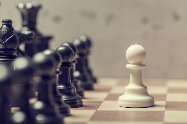 Wooden Chess Pieces On Board, Arranged In Incorrect Initial Position  Selective Focus. White King Is Not In His Cell. Small Mistake, Slight  Inaccuracy Leads To Big Consequences. First Chess Lesson Stock Photo