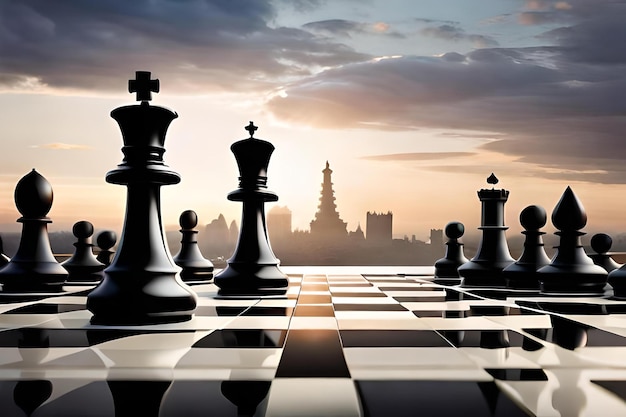 Chess sunset Wallpapers Download