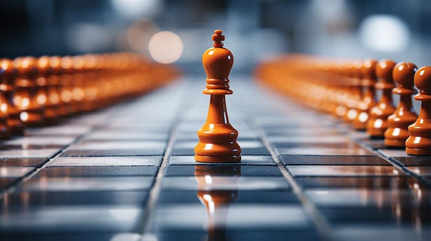 Premium AI Image  Chess pieces HD 8K wallpaper Stock Photographic Image