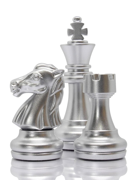 Chess set isolatedBusiness concept