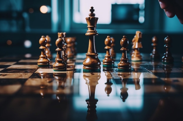 Chess, a metaphor for a businessmans game plan, strategy, and tactical  prowess Vertical Mobile Wallpaper AI Generated 31596790 Stock Photo at  Vecteezy