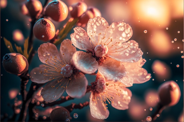 chessy blossom flower landscape