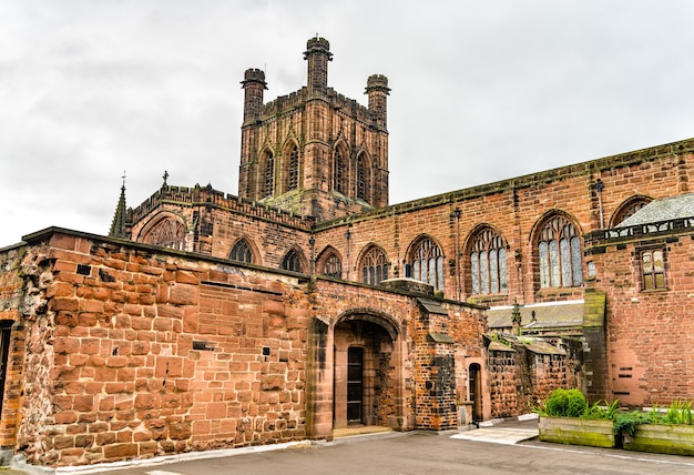 Chester Cathedral dedicated to Christ and the Blessed Virgin Mary in England, UK