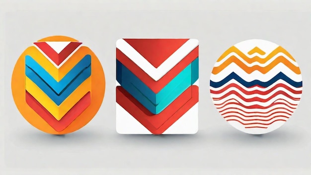 Photo chevron logo and branding