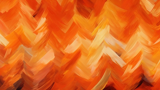 Chevron oranje zigzag geschilderd naadloos patroon