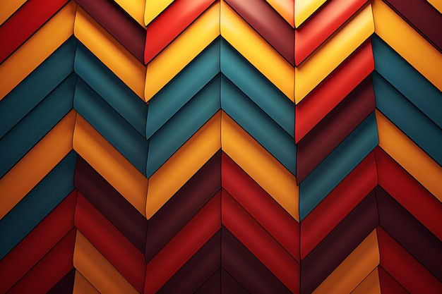 Chevron pattern in trendy colors