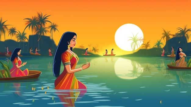 Chhath puja 生成 Ai