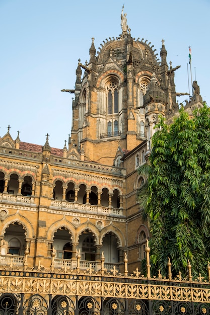 Chhatrapati shivaji terminus a mumbai, in india.