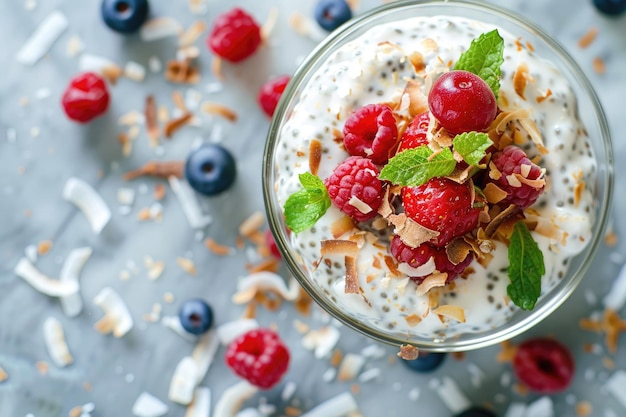 Foto chia pudding