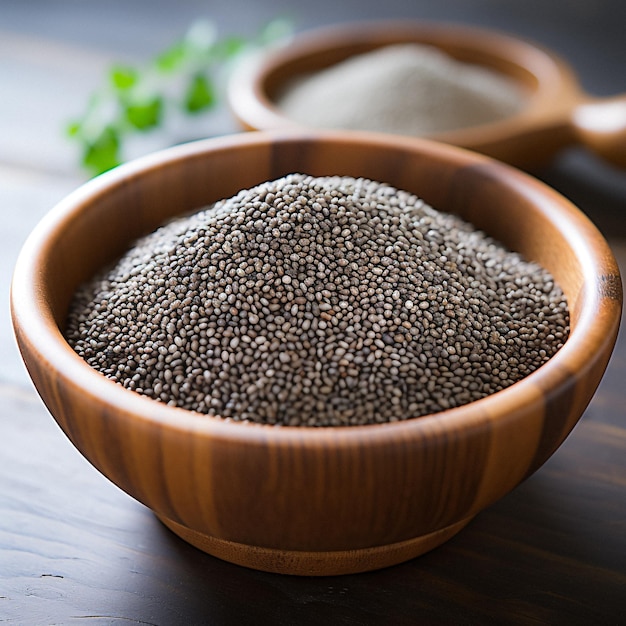 chia seed on table