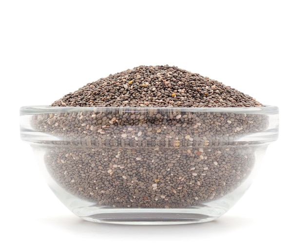 Chia Seeds In Glass Bow