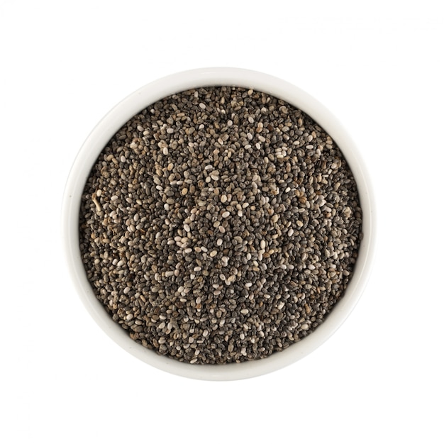 Chia Seeds Isolated