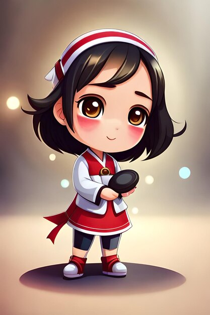 Chibi Cute anime girl