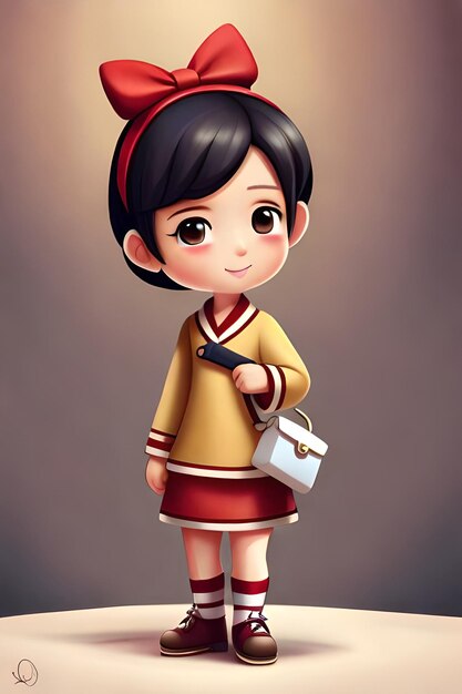 Foto chibi ragazza carina