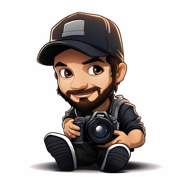 Chibi Photographer Capturing Lifes Essence