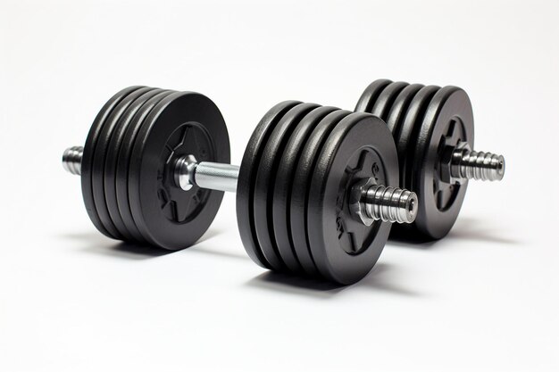 Chic IronImpact Dumbbells on White on a white background