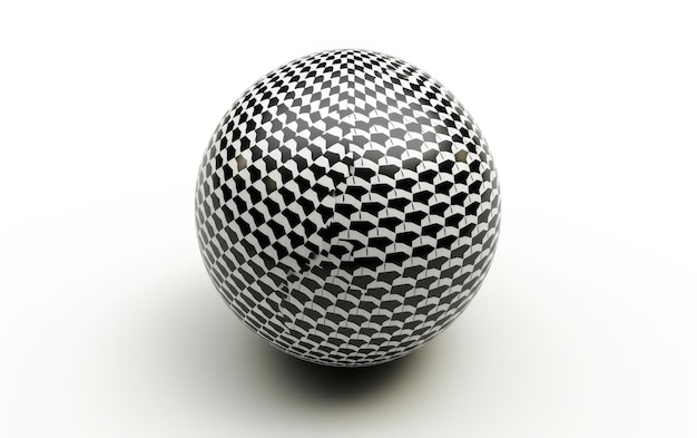 Chic Orb in 3D Isolated on Transparent Background