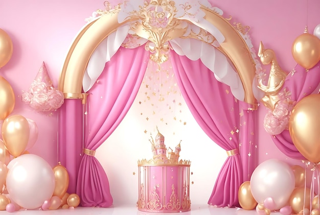 Chic Pink Chic A Charming Design for Your Birthday