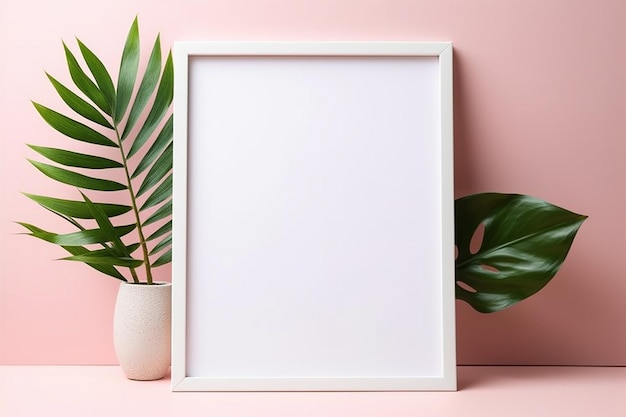 Chic Simplicity Art Mockup of a Minimalistic Workspace