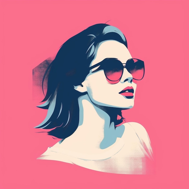 Chic Vector Portraits Diverse Women Stylish Fashion and Cultural Elegance