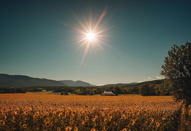 Chic VintageChic Solar Flare in High Contrast Photograph