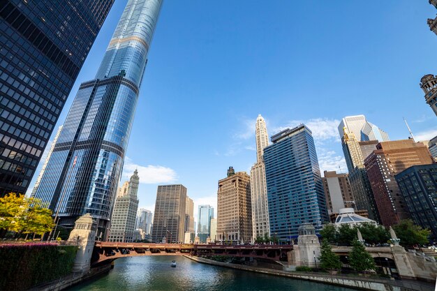 Chicago river a chicago, illinois