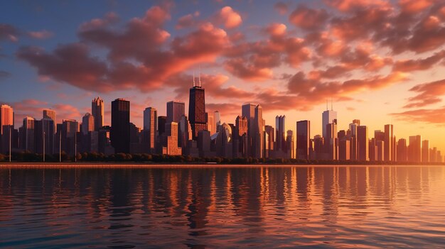 Chicago's skyline majesty