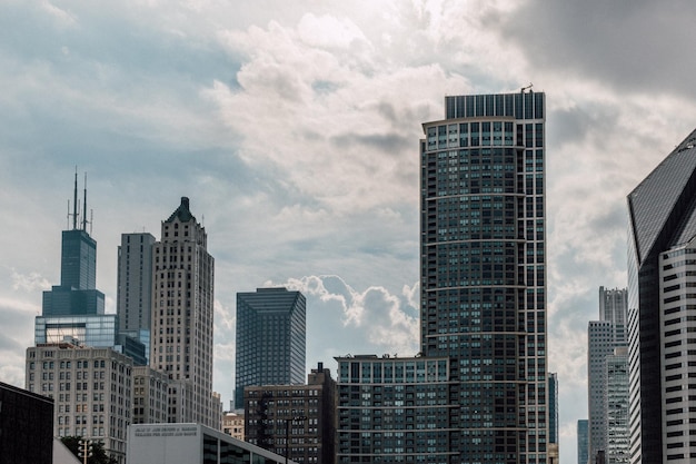 Photo chicago skyline