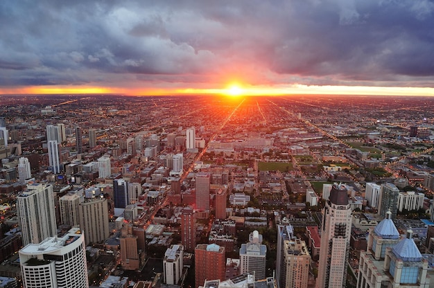 Chicago sunset