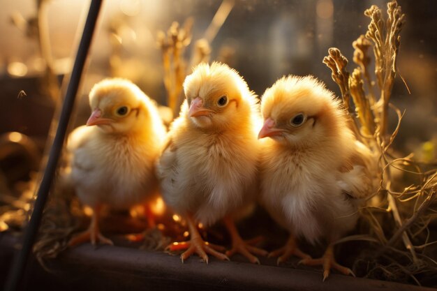 Chicken breeding farm