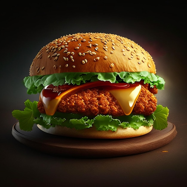 chicken burger