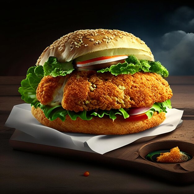 chicken burger