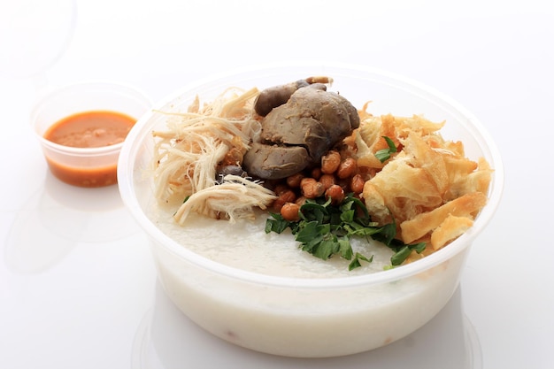 Chicken Congee Pap To Go Delivery Concept