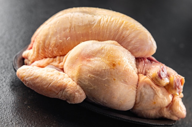 Chicken coquelet raw whole chick cocle meat poultry ready to bake or cook fresh meal snack