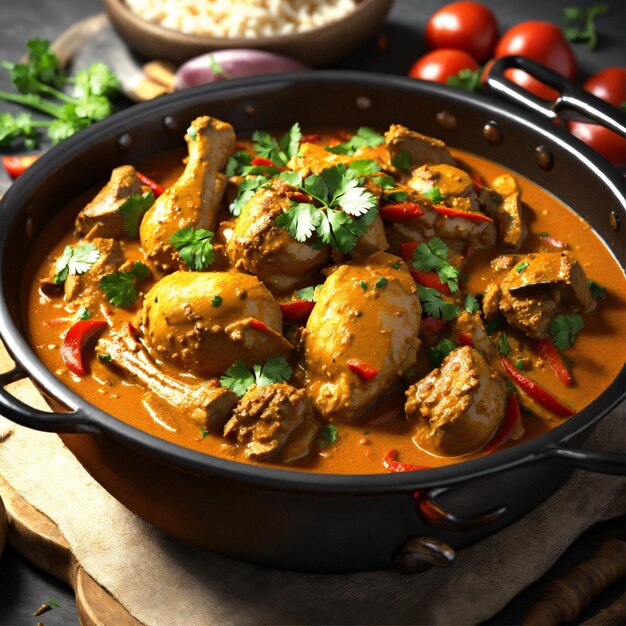 Chicken curry gravy