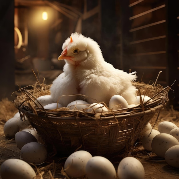 Chicken and egg basket