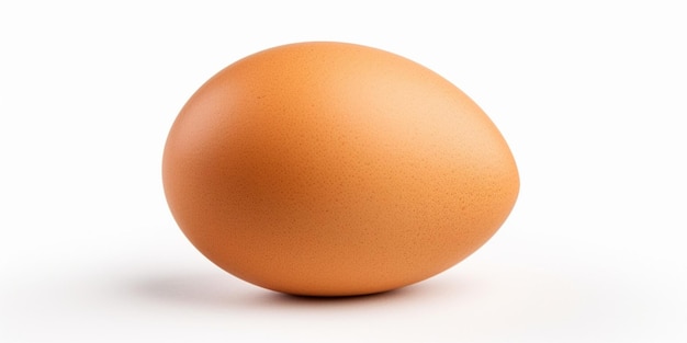 chicken egg isolated on white background Generative AI