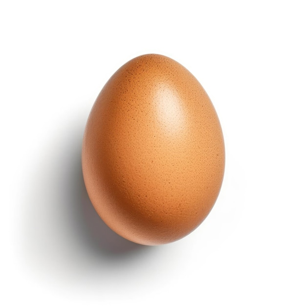 Chicken Egg Isolated on White Background