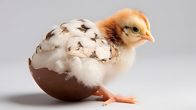 A chicken in a egg