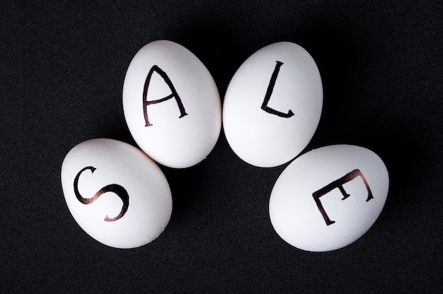 Photo chicken eggs on isolated background