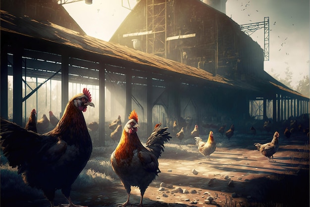 Chicken farm poultry farm standard