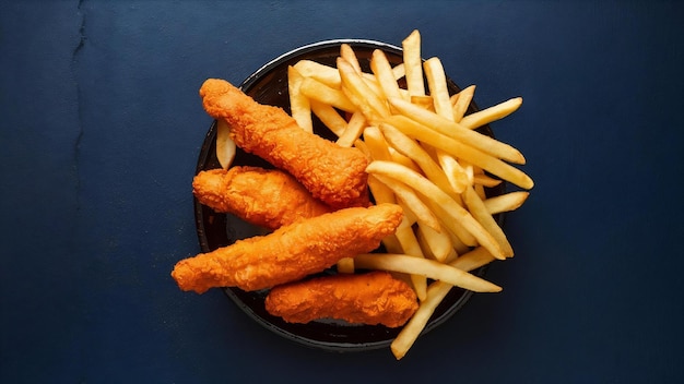 Chicken fingers and french fries