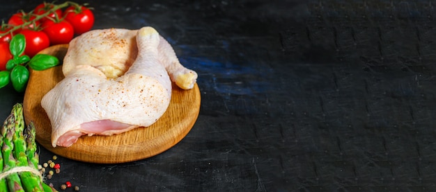 Chicken legs bone meat poultry diet feed