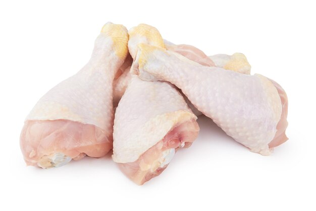 Photo chicken legs isolated