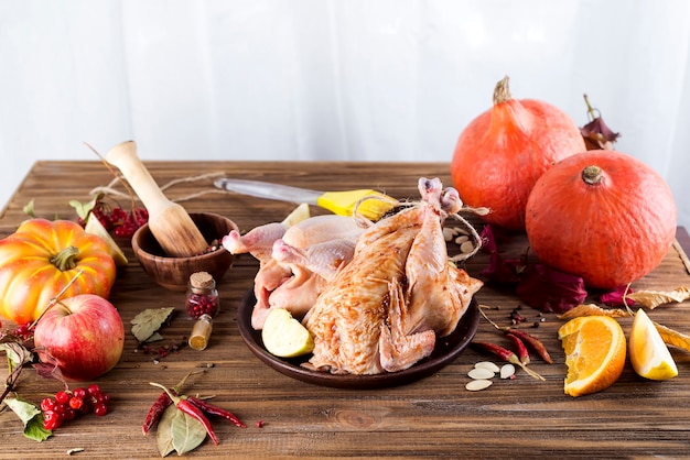 Chicken in marinade for baking