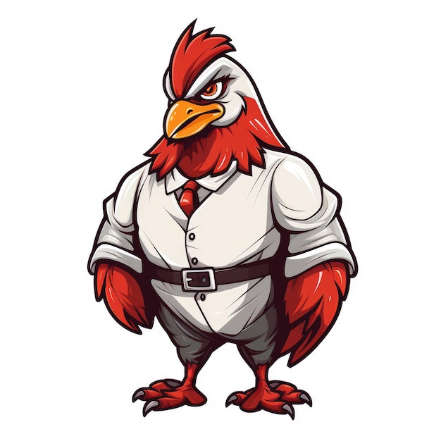 Chicken mascot AI generated Image