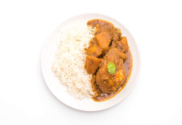 Chicken Massaman Curry Paste with Rice